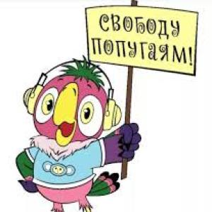 СВОБОДУ ПОПУГАЯМ