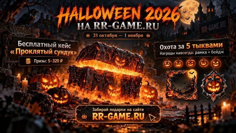 HALLOWEEN 2026 НА RR-GAME.RU!